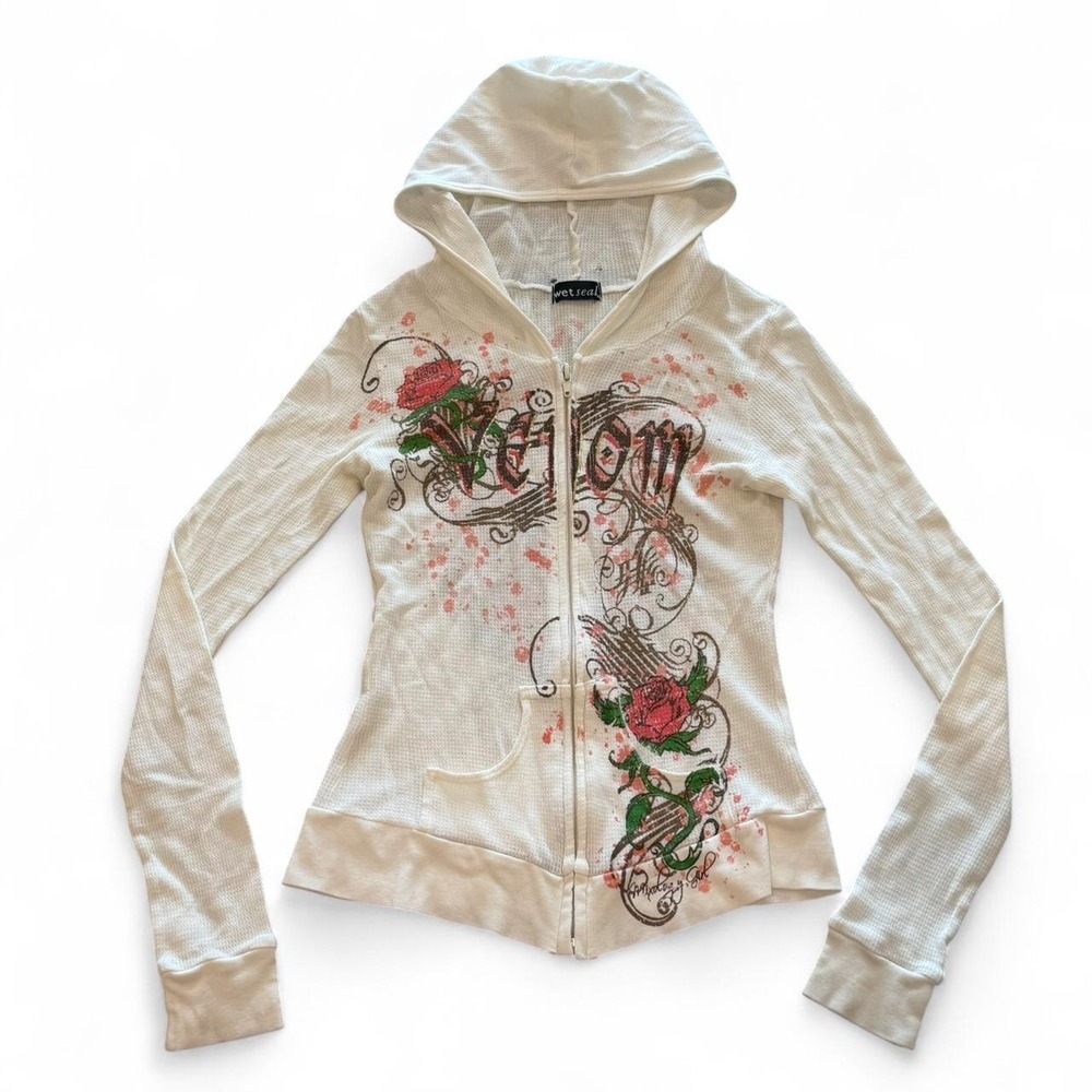 Wet Seal Venom Zip Up Hoodie Size XS